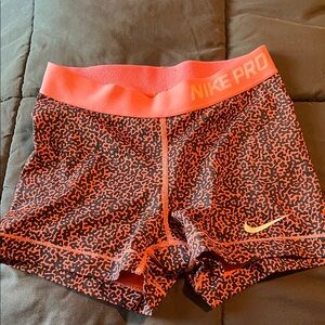Nike Pro pink&black speckle